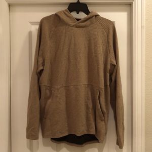 Lululemon tan At Ease hoodie, size medium